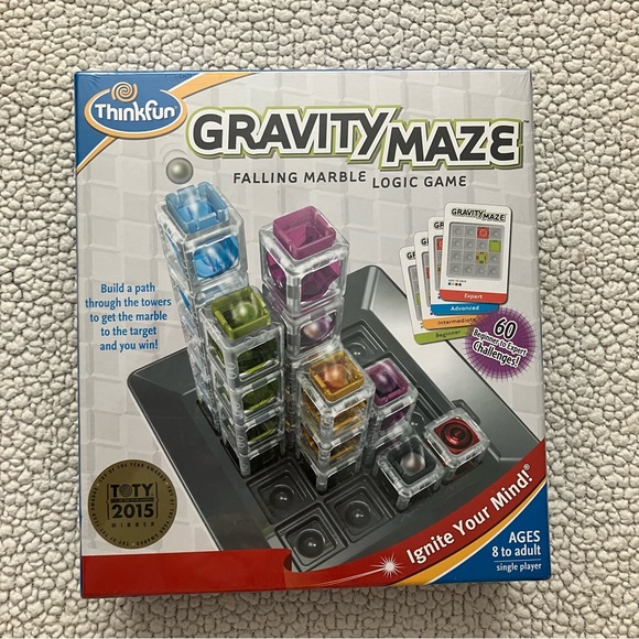 ThinkFun Gravity Maze Marble Run Brain Game and STEM Toy for Boys and Girls - Picture 1 of 4